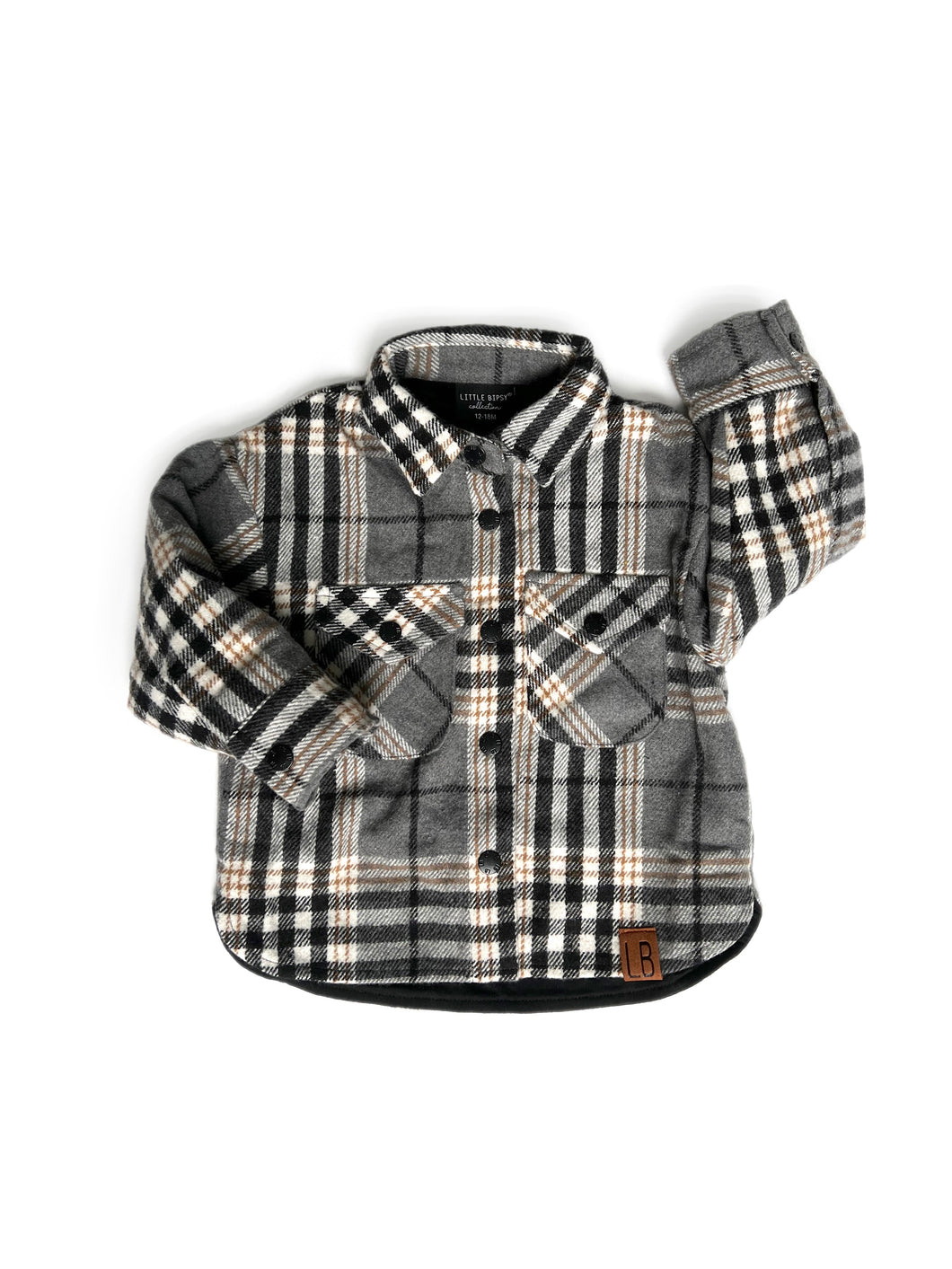 Flannel Shacket - Ash