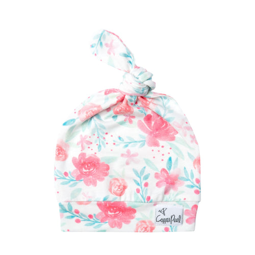 June Top Knot Hat -Copper Pearl