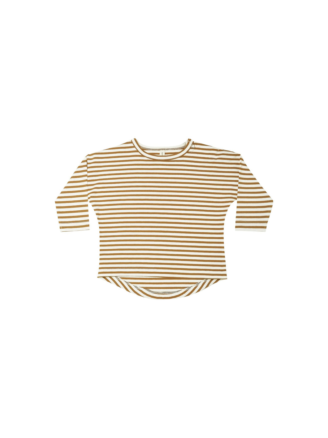 Longsleeve Tee | Walnut Stripe