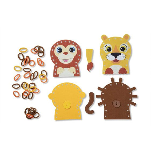 Loop It! Safari Puppets Beginner Craft Kit