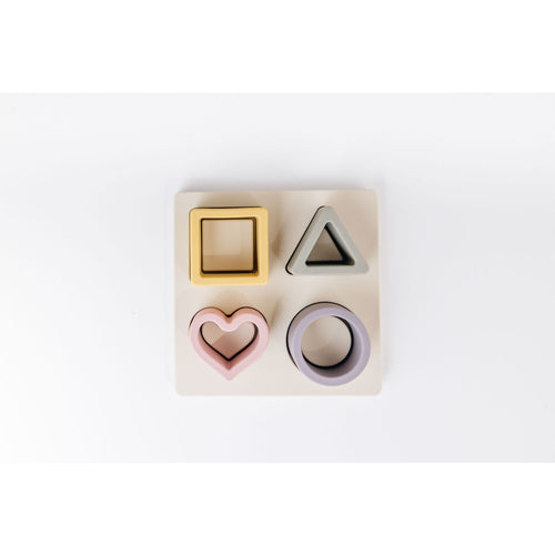 Silicone Shape Puzzle-Mauve