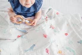 Muslin Swaddle - Mermaids and Narwhals