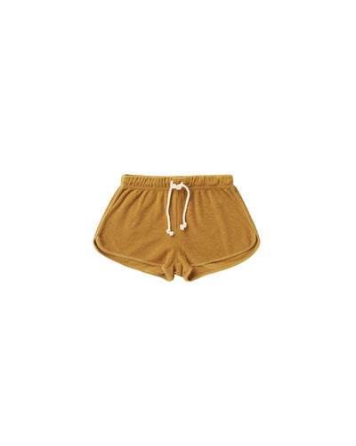 terry track short || gold