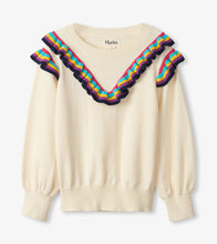 Rainbow Ruffle Sweater