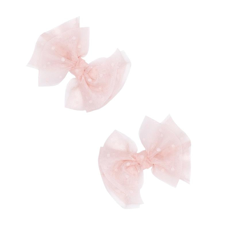 TULLE BABY FAB CLIP: rose quartz