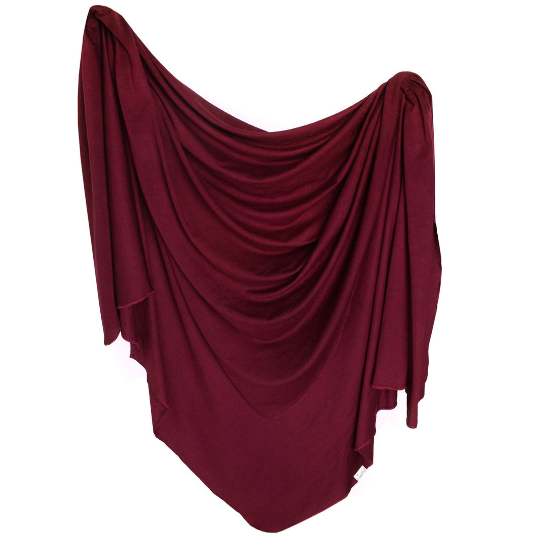 Ruby Knit Swaddle Blanket-Copper Pearl