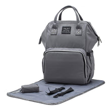 Metropolitan Backpack Diaper Bag-Grey