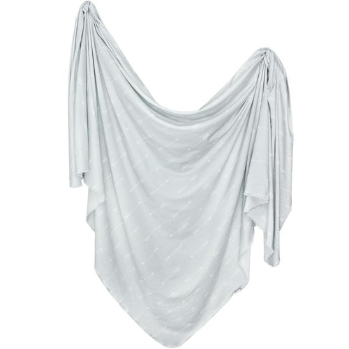 Summit Knit Swaddle Blanket-Copper Pearl