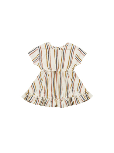 Quincy Mae terry dress set | retro stripe