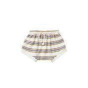 Quincy Mae terry short | retro stripe