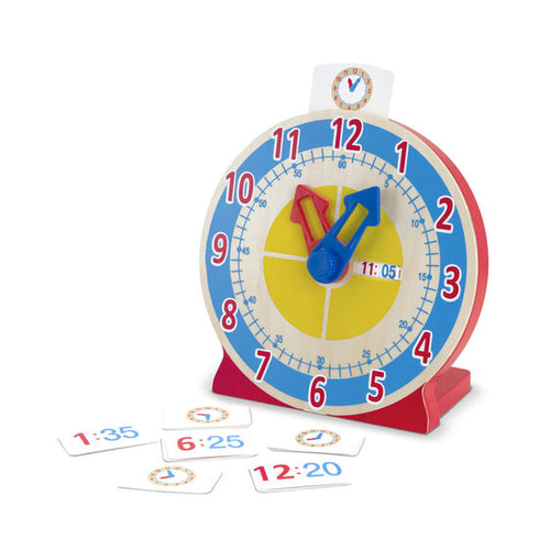 Turn & Tell Wooden Clock