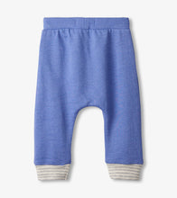 blue melange baby kanga pants