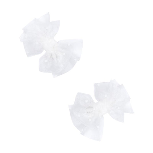 TULLE BABY FAB CLIP: white